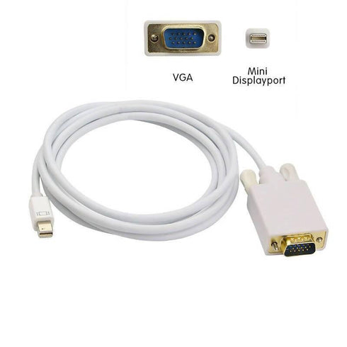 Mini Display Port To VGA Male cable 1.8M